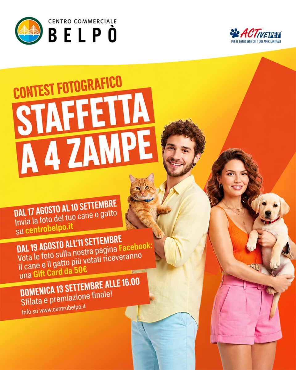 Staffetta a 4 zampe - Centro Commerciale Belpò